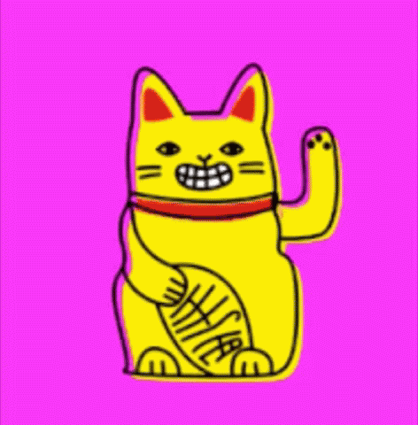 Cat Waving GIF - Cat Waving Grin GIFs