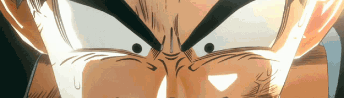 a close up of a person 's face with a surprised look on it