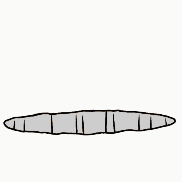 a cartoon of two people sticking their heads out of a hole in the ground .