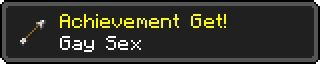 achievement get gay sex is displayed on a screen