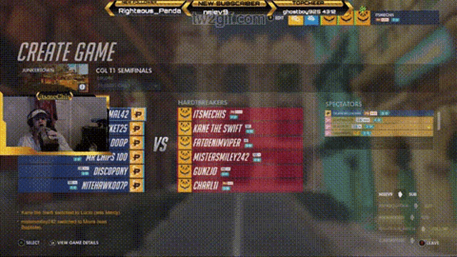 a screenshot of a video game with the words create game on the top