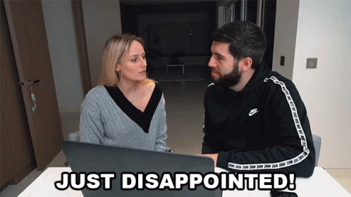 Just Disappointed Not Upset GIF