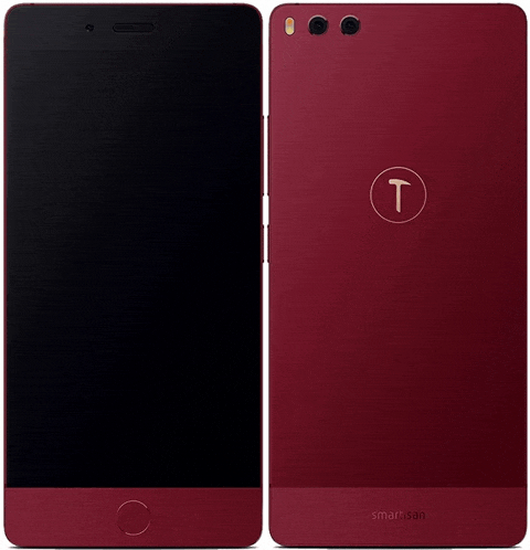 the front and back of a smartisan phone