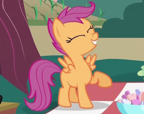 a cartoon pony with a pink mane and tail