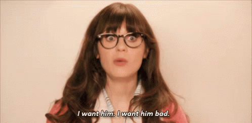 I Want Him. I Want Him Bad. GIF - New Girl Zooey Deschanel Jess GIFs