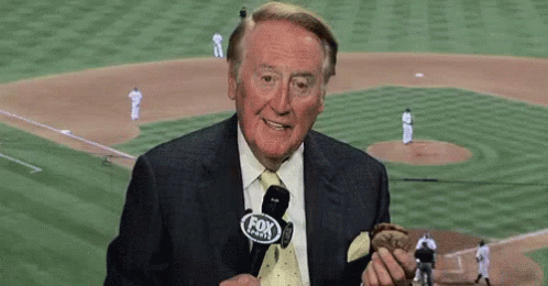 Vin Scully GIF - Vin Scully Eating GIFs