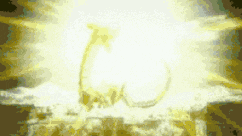 a drawing of a dragon is surrounded by glowing light