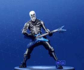 Fortnite Skeleton GIF - Fortnite Skeleton Guitar GIFs
