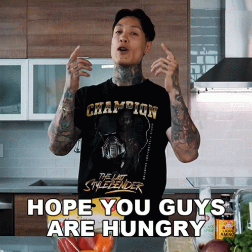 Hope You Guys Are Hungry Chris Heria GIF - Hope You Guys Are Hungry Chris Heria Hope You Guys Are Starving GIFs
