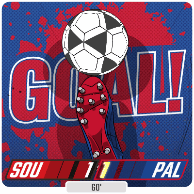 a soccer poster that says goaaaal 60 "