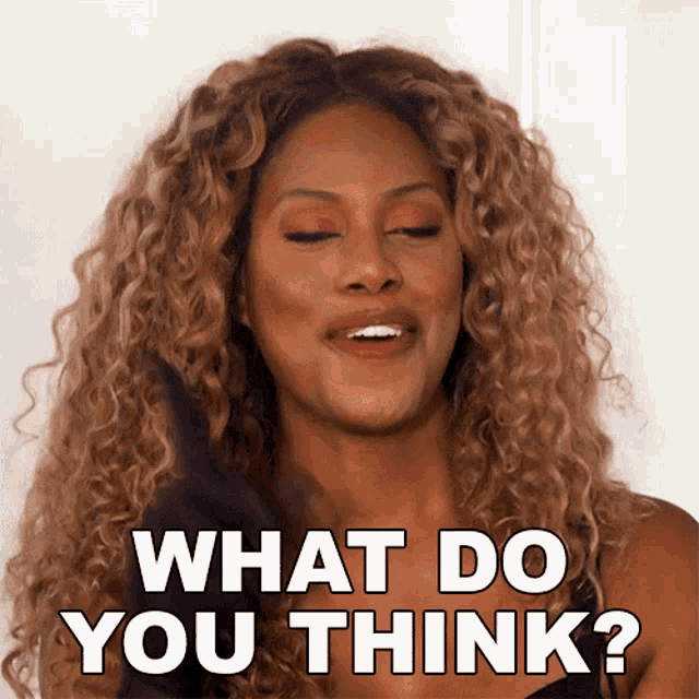 What Do You Think Laverne Cox GIF - What Do You Think Laverne Cox Whats Your Thought About It GIFs