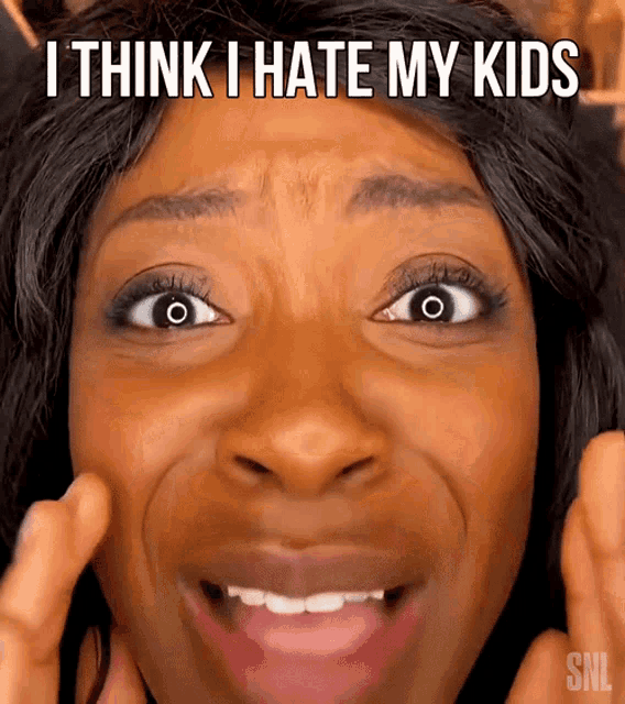 I Think I Hate My Kids Ego Nwodim GIF - I Think I Hate My Kids Ego Nwodim Saturday Night Live GIFs