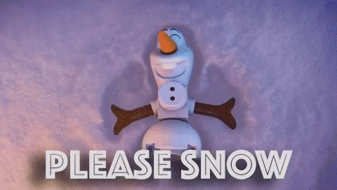 Please Snow Olaf GIF