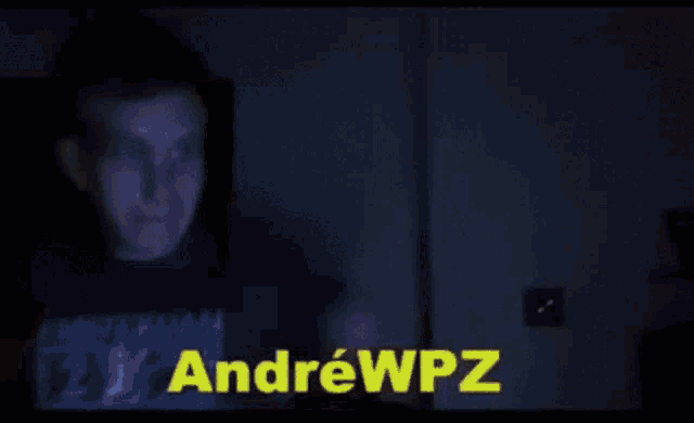 a man with a red face and the name andrewpz