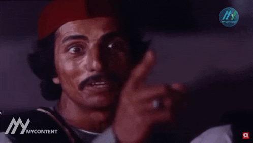 a man with a red hat and mustache is on a screen that says my content