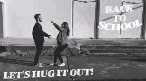 Back To School Lets Hug It Out GIF - Back To School Lets Hug It Out Excited GIFs