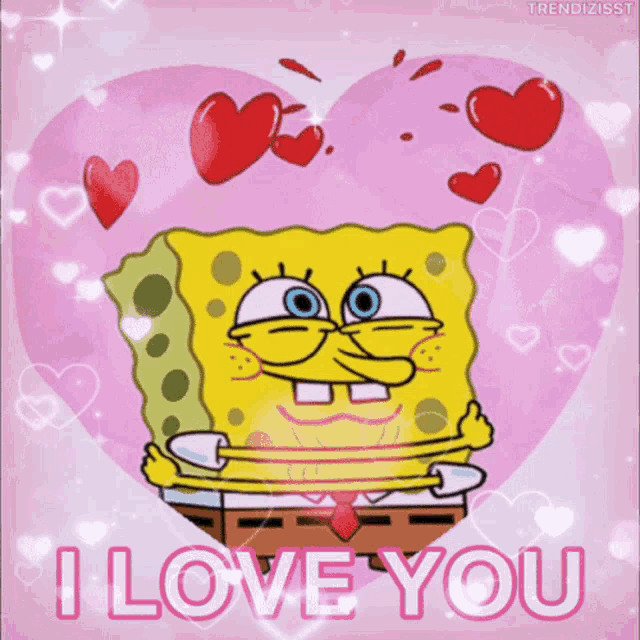 Spongebob Love GIF - Spongebob Love I Love You GIFs