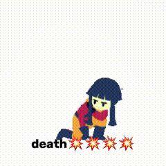 a white background with the word death in the middle