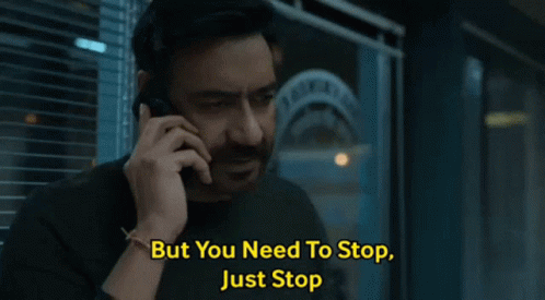 But You Need To Stop Just Stop Applause Entertainment GIF - But You Need To Stop Just Stop Applause Entertainment Rudra GIFs