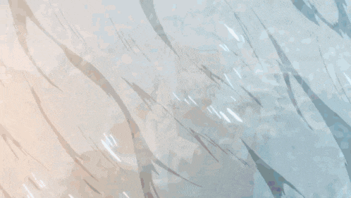 a blue background with a wave coming in from the right