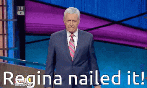 R Moneypenny Nailed It GIF - R Moneypenny Nailed It Got It GIFs