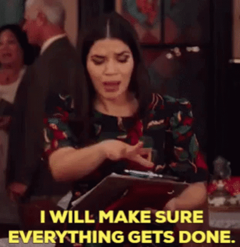 Superstore Amy Sosa GIF - Superstore Amy Sosa I Will Make Sure Everything Gets Done GIFs