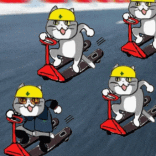 現場猫 煽り GIF