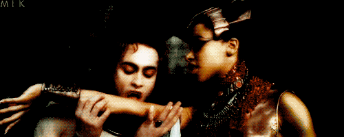 “you See How He Obeys?” GIF - Vampire Bite Sucking Blood GIFs