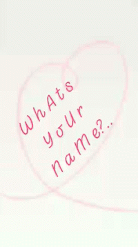 Hello Whats Your Name GIF - Hello Whats Your Name Heart GIFs