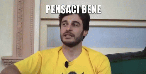 Lino Guanciale Vuoi Farlo Sei Sicuro Pensaci Bene Rifletti Insicuro Insicurezza Insicura Consiglio GIF - Advice Are You Sure You Wanna Do It GIFs