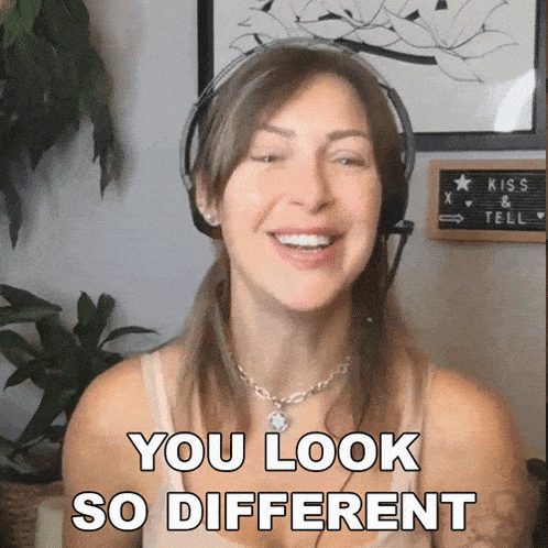 You Look So Different Tracy Kiss GIF - You Look So Different Tracy Kiss You Appear Quite Changed GIFs