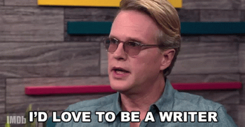 Id Love To Be A Writer Writer GIF - Id Love To Be A Writer Writer Author GIFs