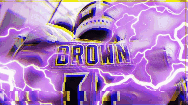 a picture of a tennessee football player named brown