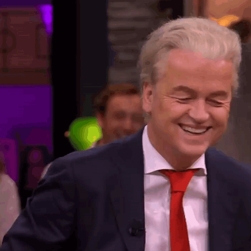 Geert Wilders Lachen GIF