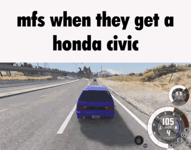 Honda Civic Beamng GIF - Honda Civic Beamng Mfs When They Get A Honda Civic GIFs