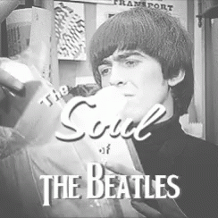 George Harrison Reading GIF - George Harrison Reading The Soulf Of The Beatles GIFs
