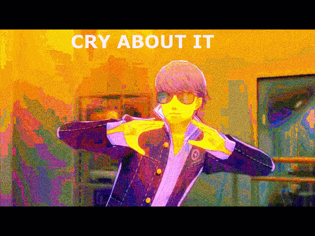 Cry About It Persona4 GIF - Cry About It Persona4 GIFs