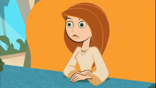 a cartoon of kim possible with the words i want it