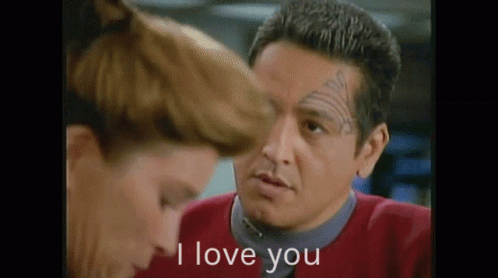I Love You Kathryn Janeway GIF - I Love You Kathryn Janeway Chakotay GIFs
