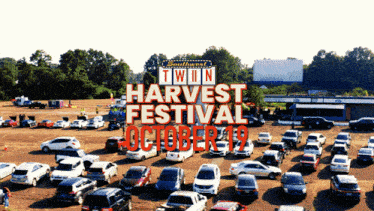 an advertisement for the twin harvest festival october 19th