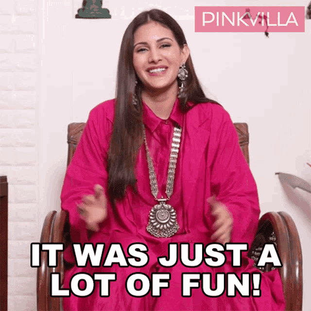 It Was Just A Lot Of Fun Amyra Dastur GIF - It Was Just A Lot Of Fun Amyra Dastur Pinkvilla GIFs