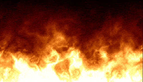 a picture of a fire on a black background with a white border