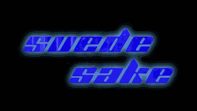 a blue glowing sign that says shave salsa on a black background
