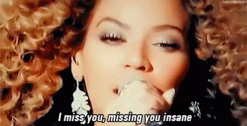 Missing You Insane GIF - Beyonce Miss You GIFs