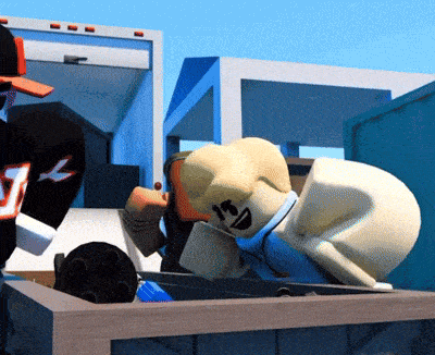 a cartoon character with a smiley face and the letter s on his chest