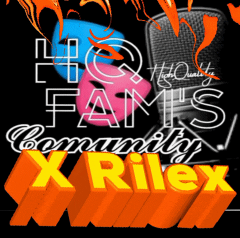 a poster for hq fans community xrilex