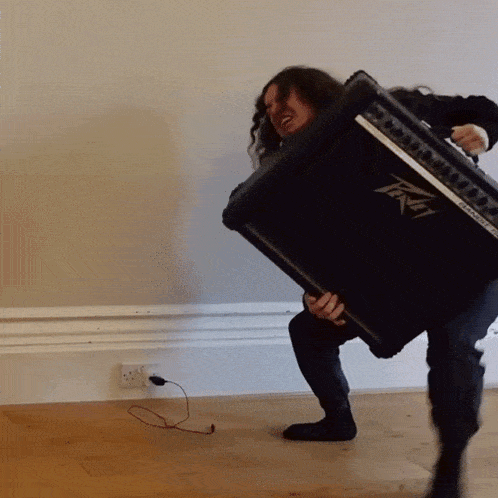 Carry A Heavy Amplifier Bradley Hall GIF - Carry A Heavy Amplifier Bradley Hall Attempt To Transport An Amplifier GIFs