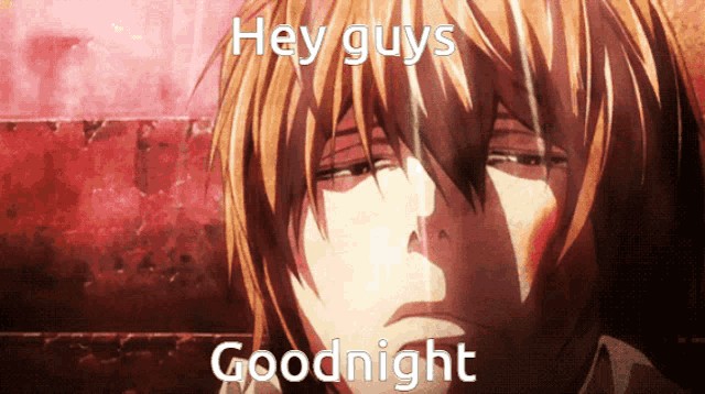 Death Note Light GIF - Death Note Light Goodnight GIFs