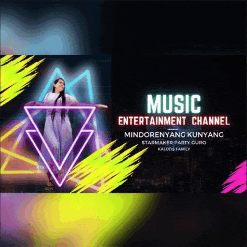 an ad for a music entertainment channel