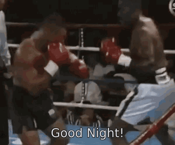 Tyson Good Night GIF - Tyson Good Night Knock Out GIFs